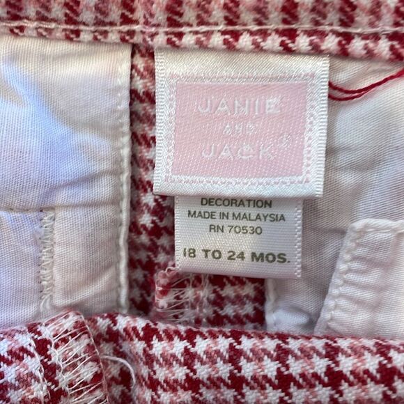 Janie and Jack Keepsake Holiday Herringbone Knickers 18-24 Months - Picture 5 of 6